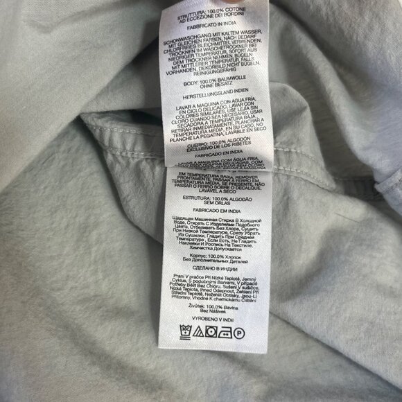 Columbia Short Sleeve ButtonUp Shirt Mens Medium Light Blue - Picture 7 of 7